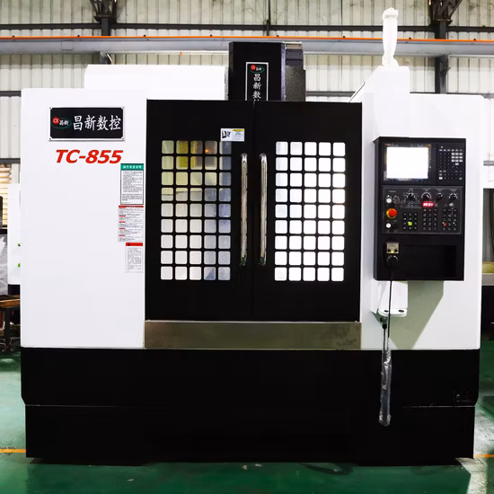 Centro de mecanizado de 3 ejes de bajo costo Vmc650/850/1060 Fresadora CNC de metal vertical con precio
