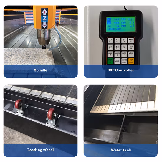 China Kit de máquina enrutador CNC 6060 Jinan CNC enrutador para corte de grabado de Jade de piedra
